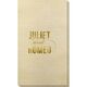 Modern Couple Bamboo Luxe Guest Towels Image 1 of 2